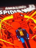 Lightbox Amazing Spider-Man numero 50 stampata in 3D e retroilluminata a LED