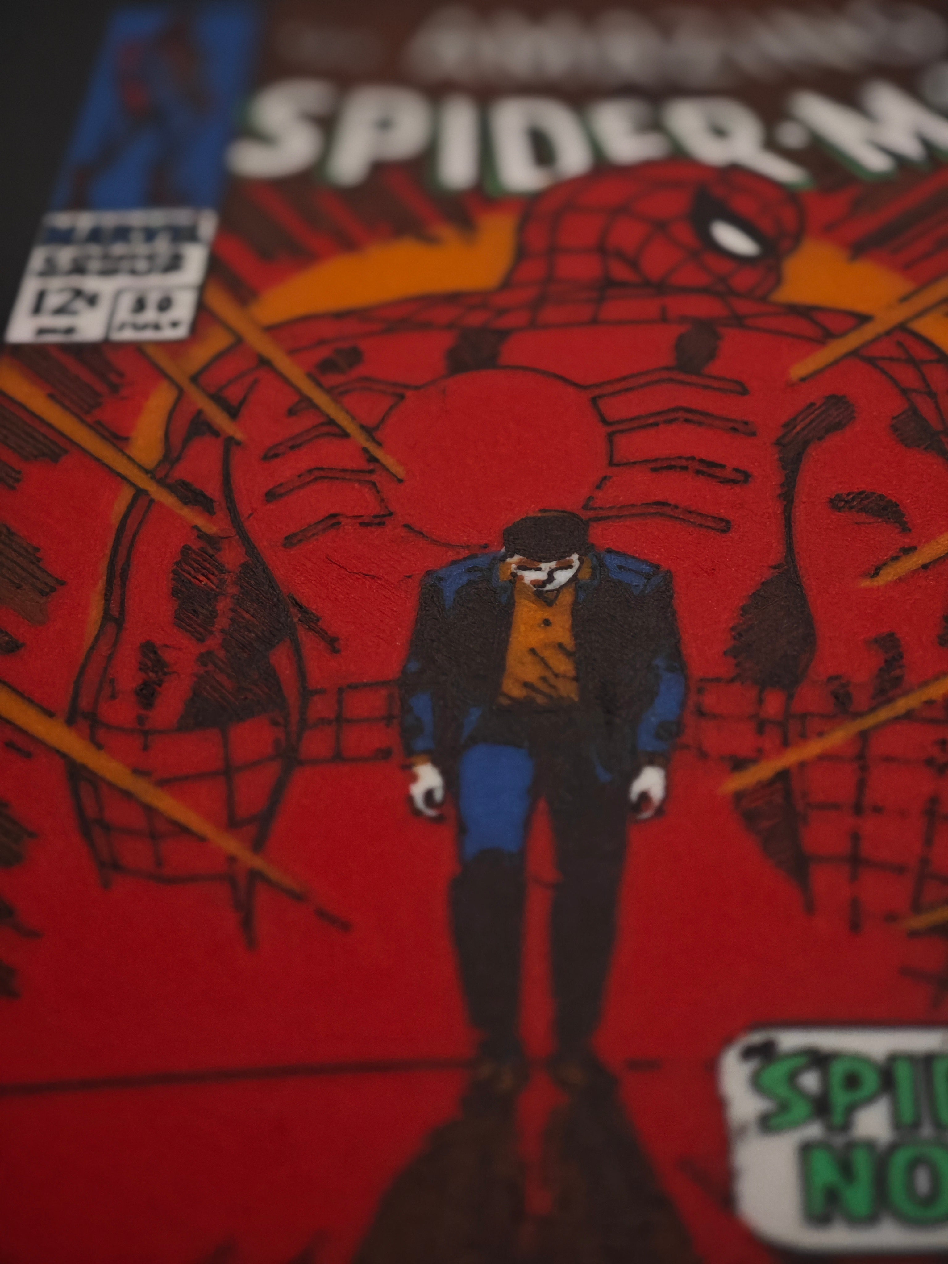 Lightbox Amazing Spider-Man #50 retroilluminata a LED