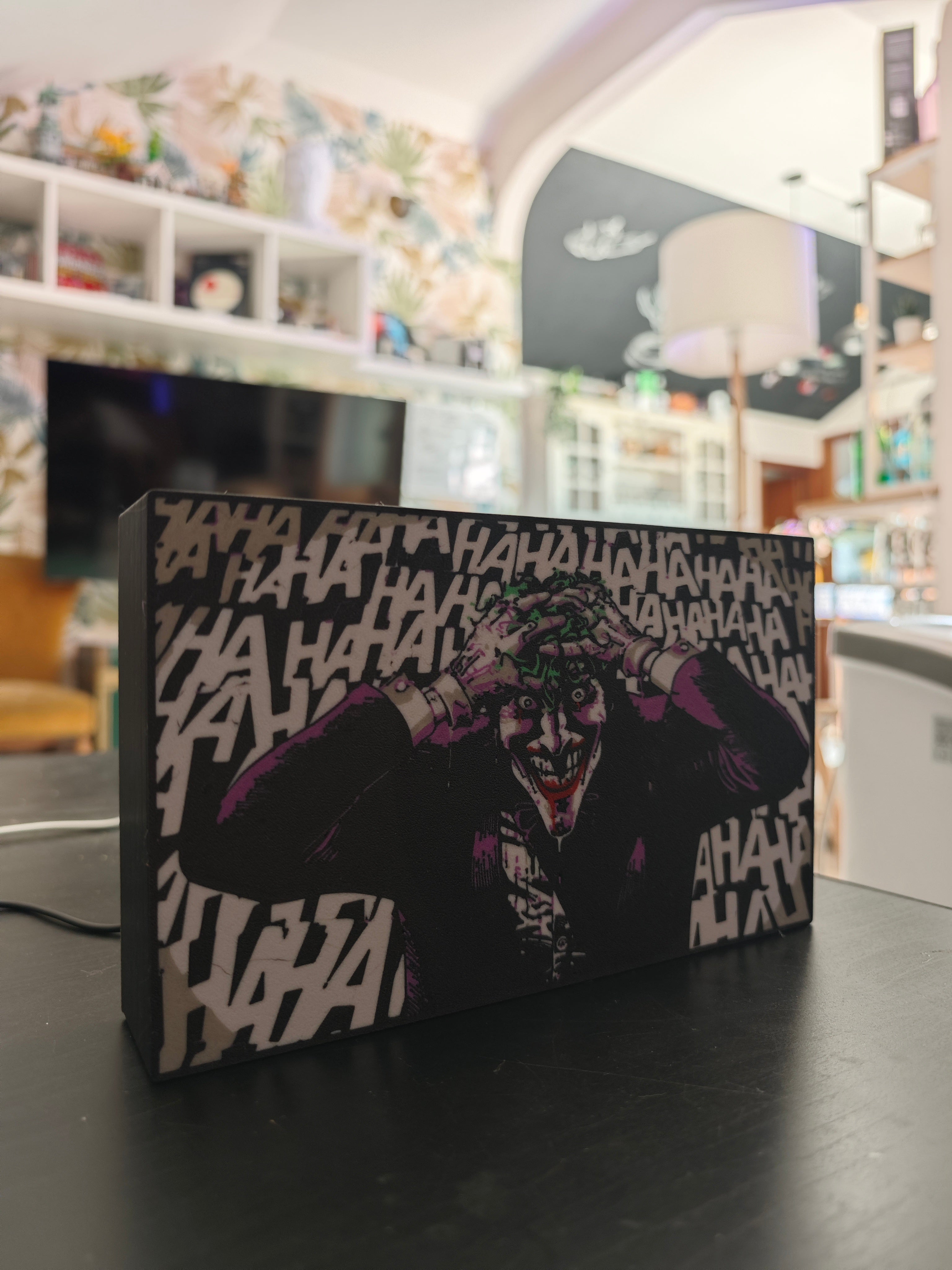 Lightbox Joker The Killing Joke retroilluminata a LED
