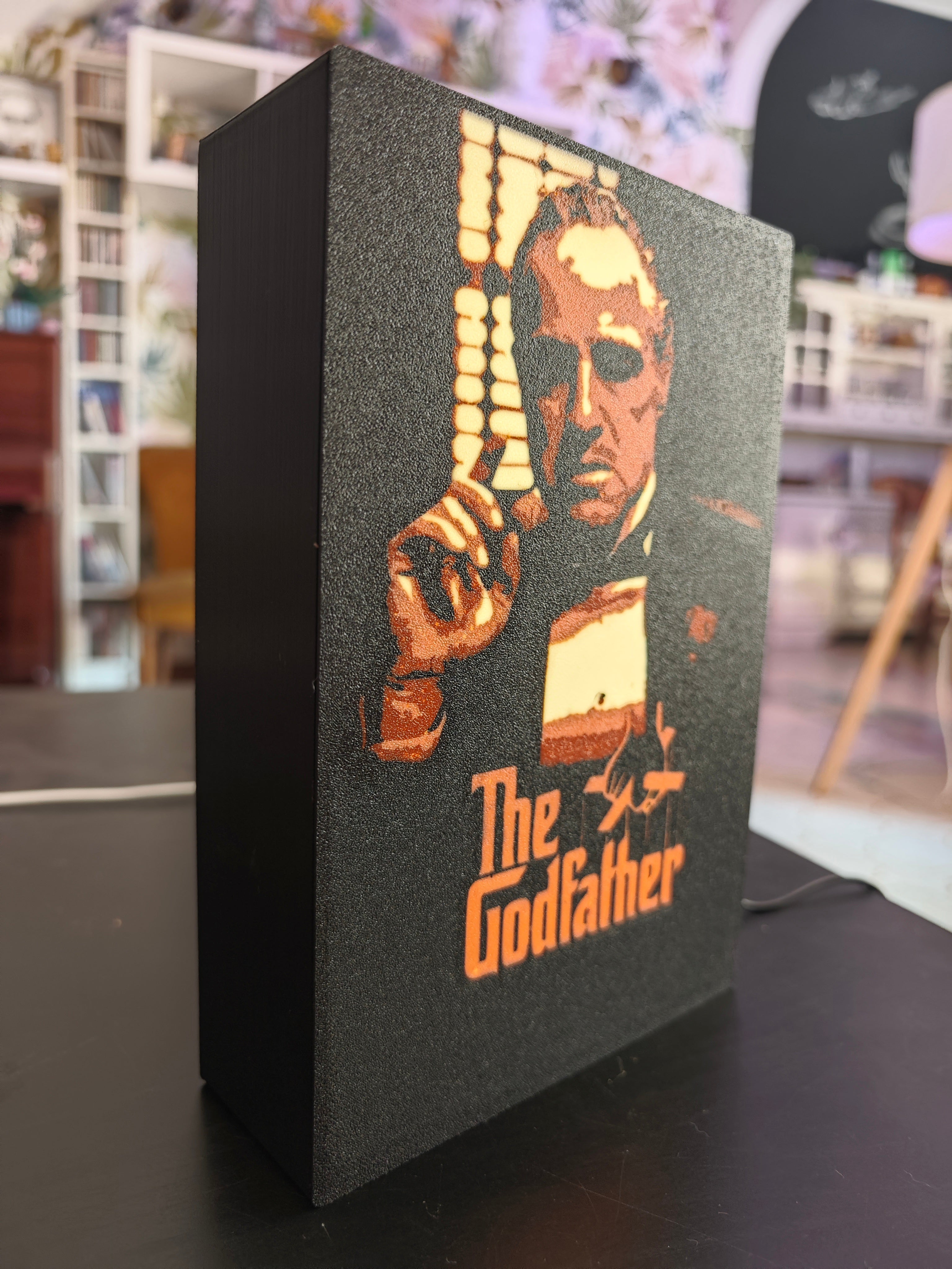 Lightbox Il Padrino retroilluminata a LED – Marlon Brando