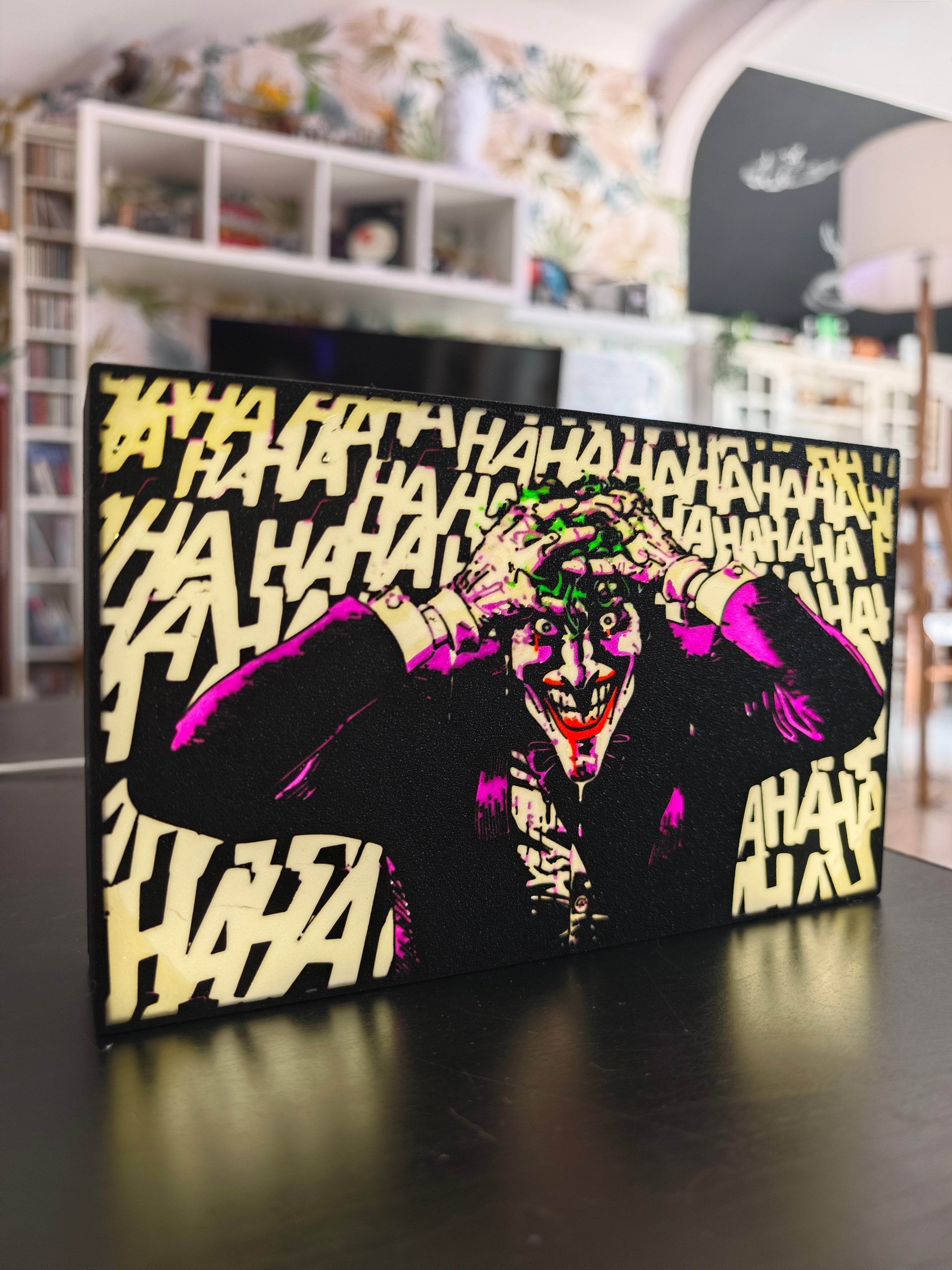 Lightbox Joker The Killing Joke retroilluminata a LED