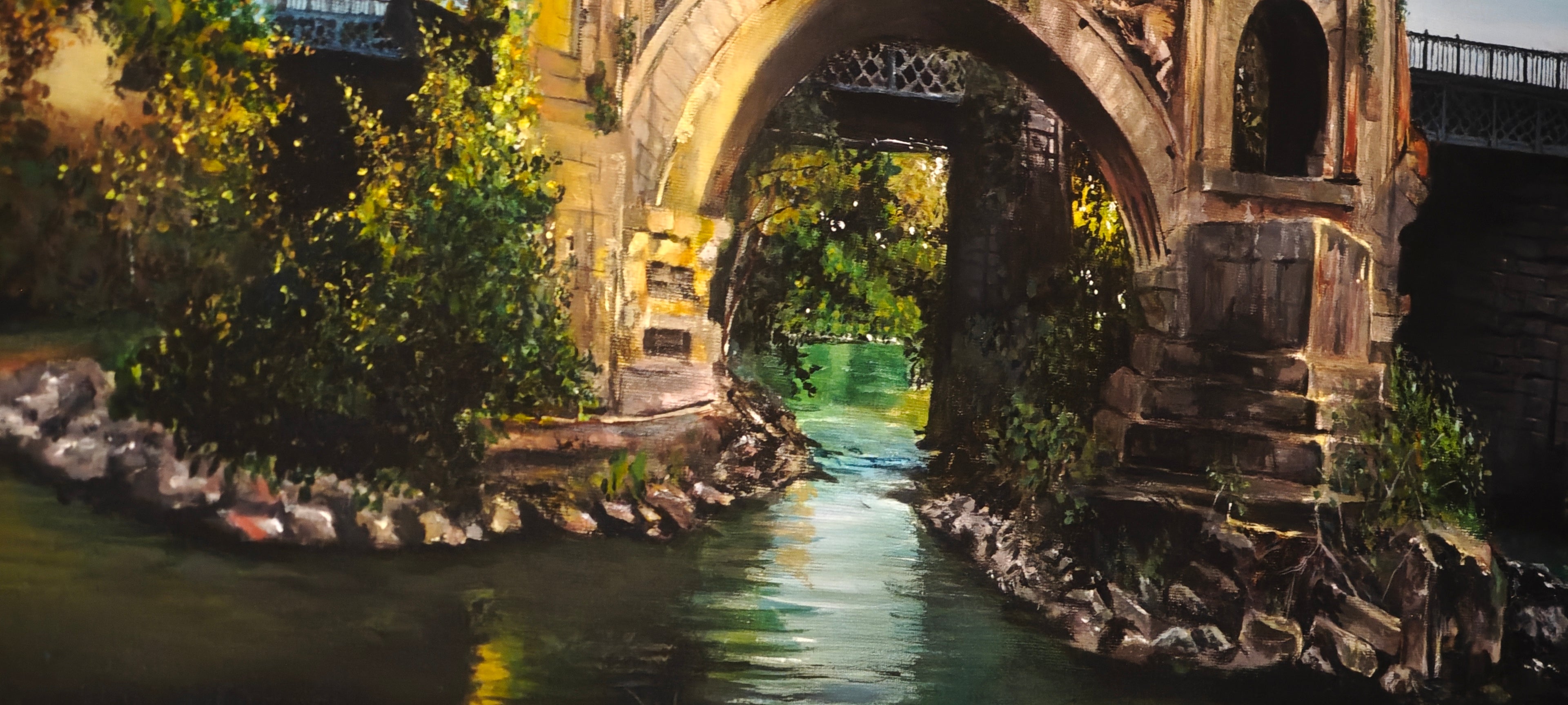 Golden Age is over – dipinto acrilico su tela 80x60