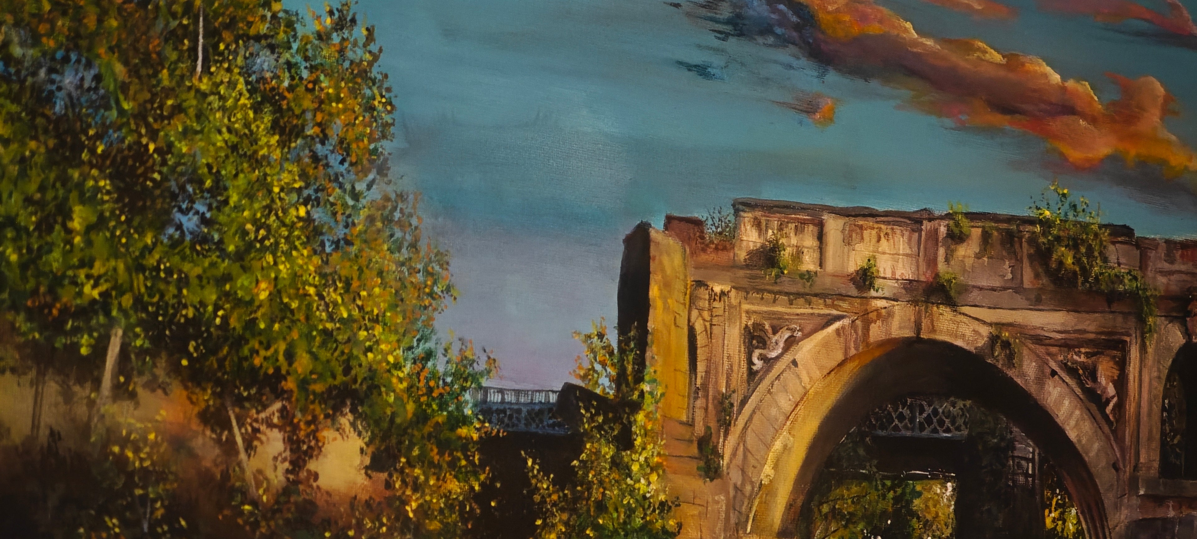 Golden Age is over – dipinto acrilico su tela 80x60