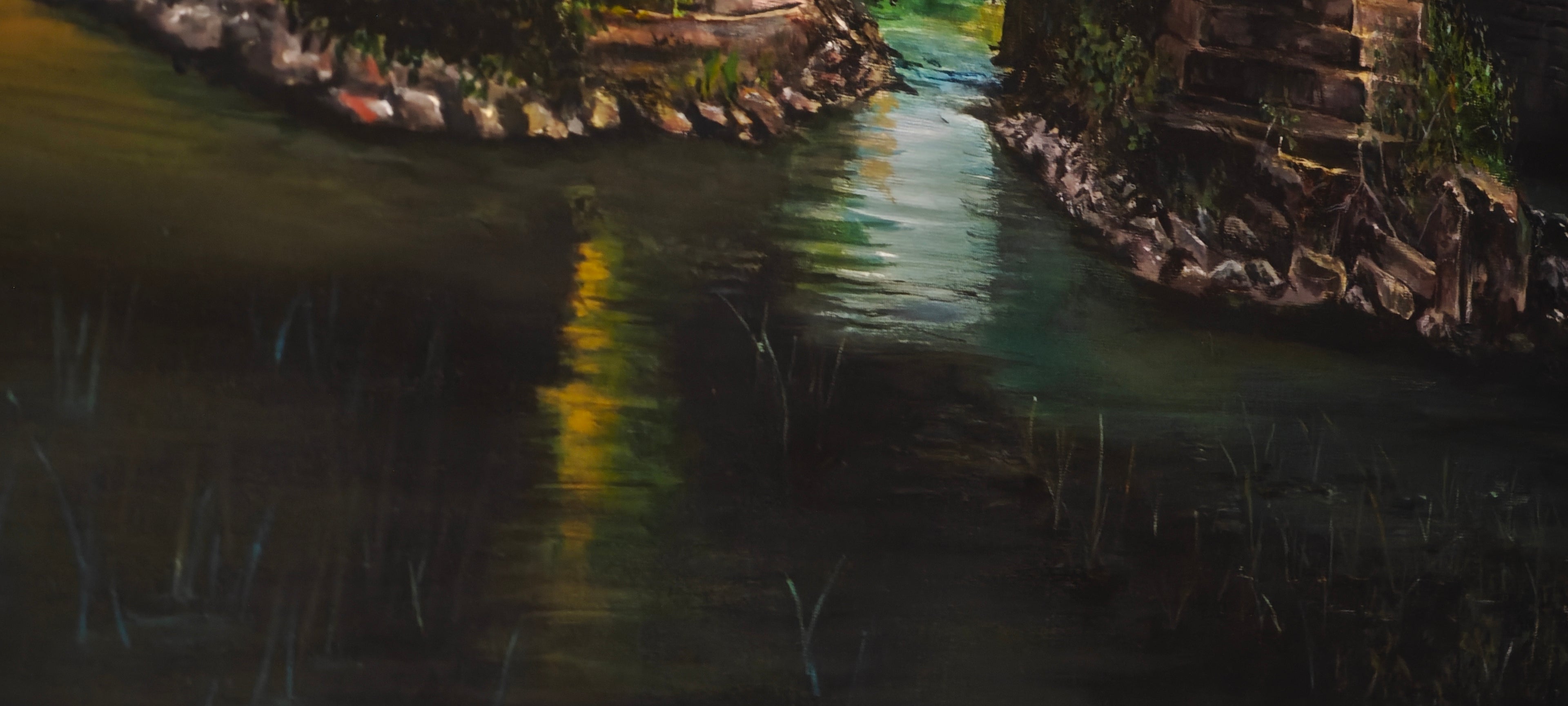 Golden Age is over – dipinto acrilico su tela 80x60