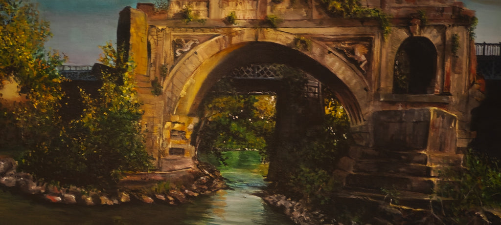 Golden Age is over – dipinto acrilico su tela 80x60