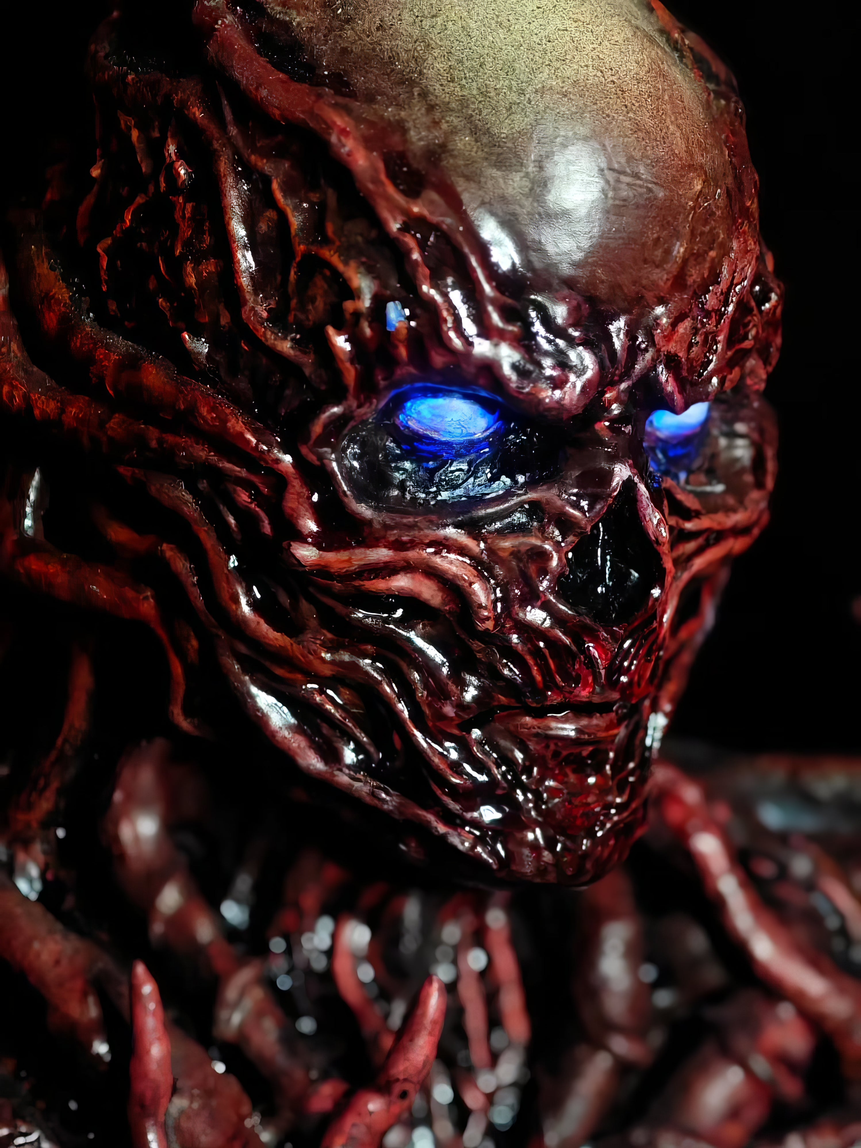 Statuetta Vecna con occhi luminosi – Stranger Things