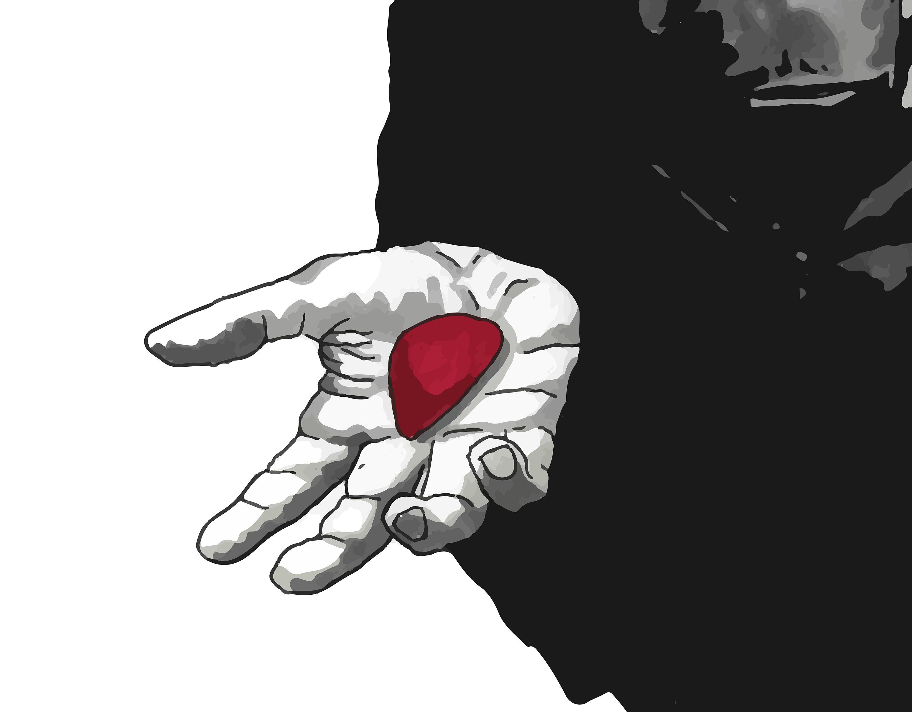 Jimi Hendrix Matrix – illustrazione stampa artistica