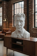 Busto di David Lynch stampato in 3D e rifinito a mano