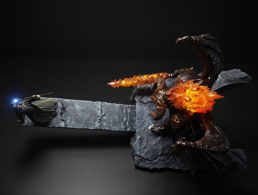 Diorama Gandalf vs Balrog Retroilluminato – Ponte di Khazad-dûm
