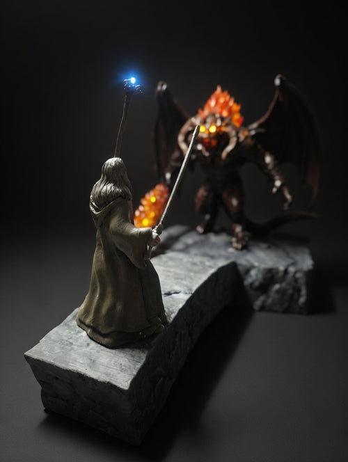 Diorama Gandalf vs Balrog Retroilluminato – Ponte di Khazad-dûm